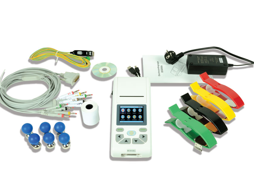 ECG / ELETTROCARDIOGRAFO A 3 CANALI CON SOFTWARE - AUTOMATICO - Gima Mod. Cardiopocket 3