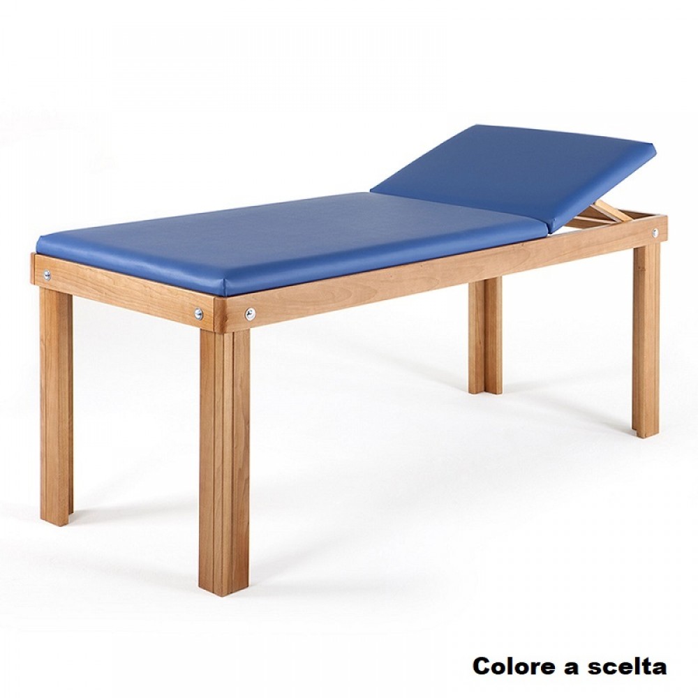 Lettino medico in legno per visita e massaggi - Larghezza 76cm