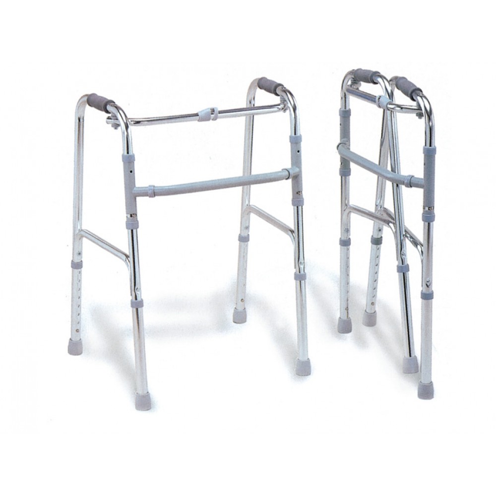 Deambulatore per disabili in alluminio per interno - pieghevole