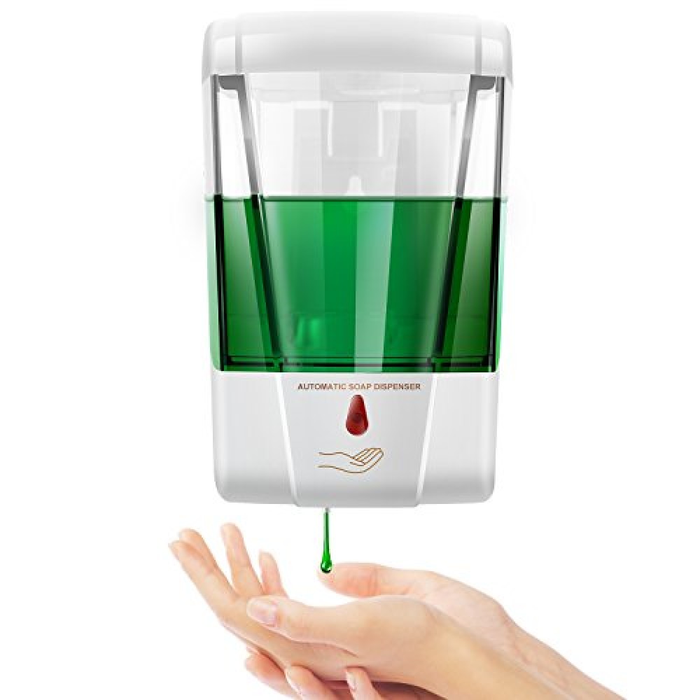 Dispenser per sapone liquido e gel igienizzante - Automatico - 600ml