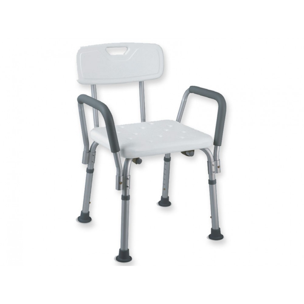 Sedile doccia per disabili con schienale - altezza regolabile - Gima