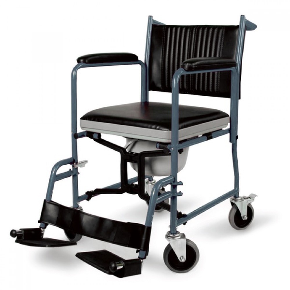 Sedia comoda per anziani e disabili pieghevole in acciaio - Ksp N31