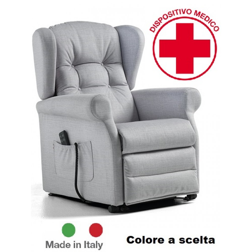 Poltrona relax a 2 motori con roller - reclinabile - Ksp made in Italy