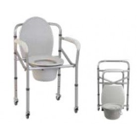 Sedia comoda per anziani e disabili pieghevole in acciaio - Ksp N31