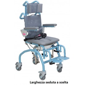 Sedia da doccia con seduta ad U – Moretti Spa RS825/RS826 Serie Onda -  Ortopedia Dott. Palmeri
