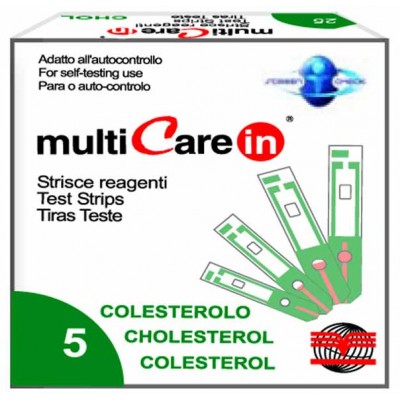 MULTICARE IN® STRISCE COLESTEROLO - 5 pz. + 1 chip