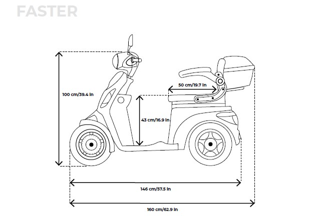 scooter-anziani-veleco-faster-dimensioni